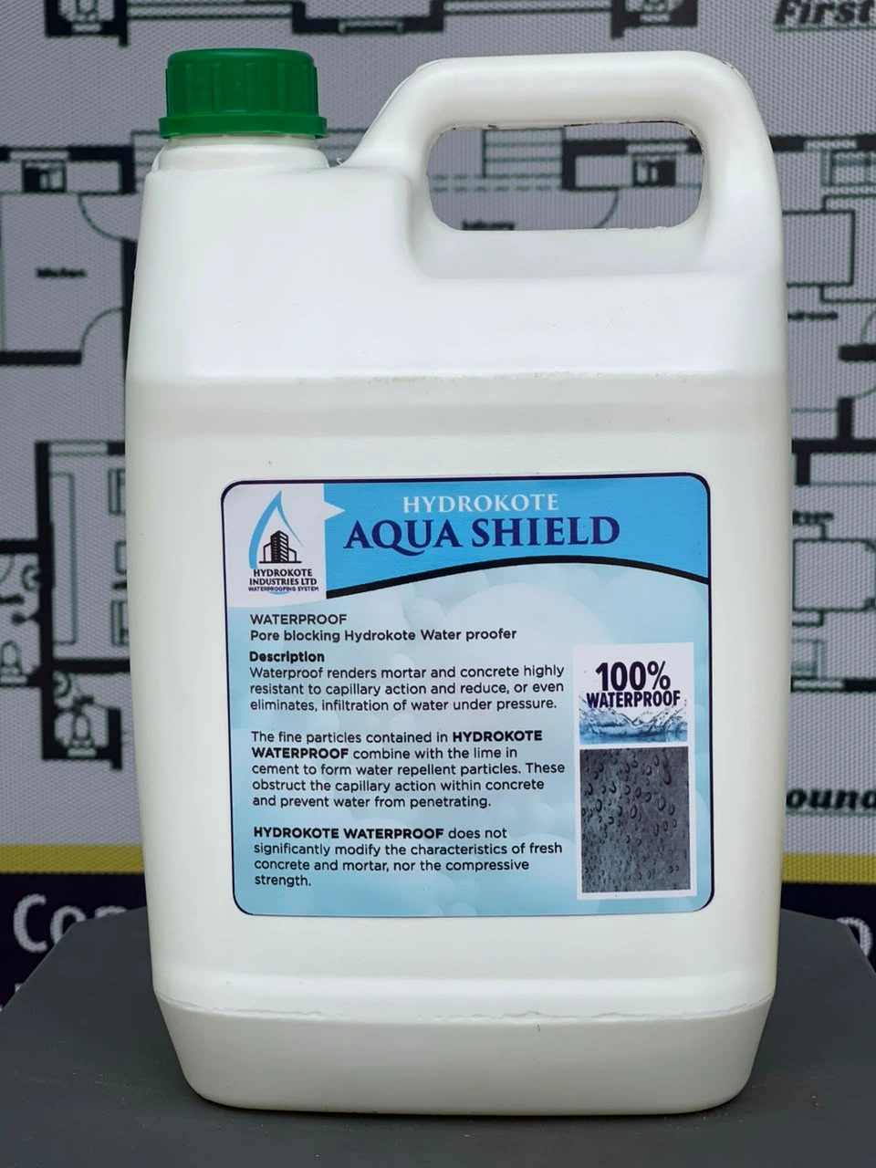 Aqua Shield Waterproof Additive — 5 Litres