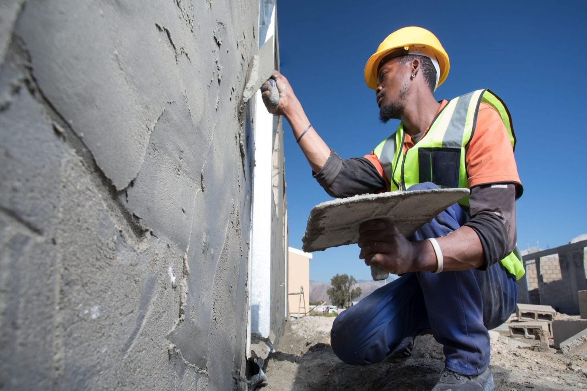 Construction worker on site
