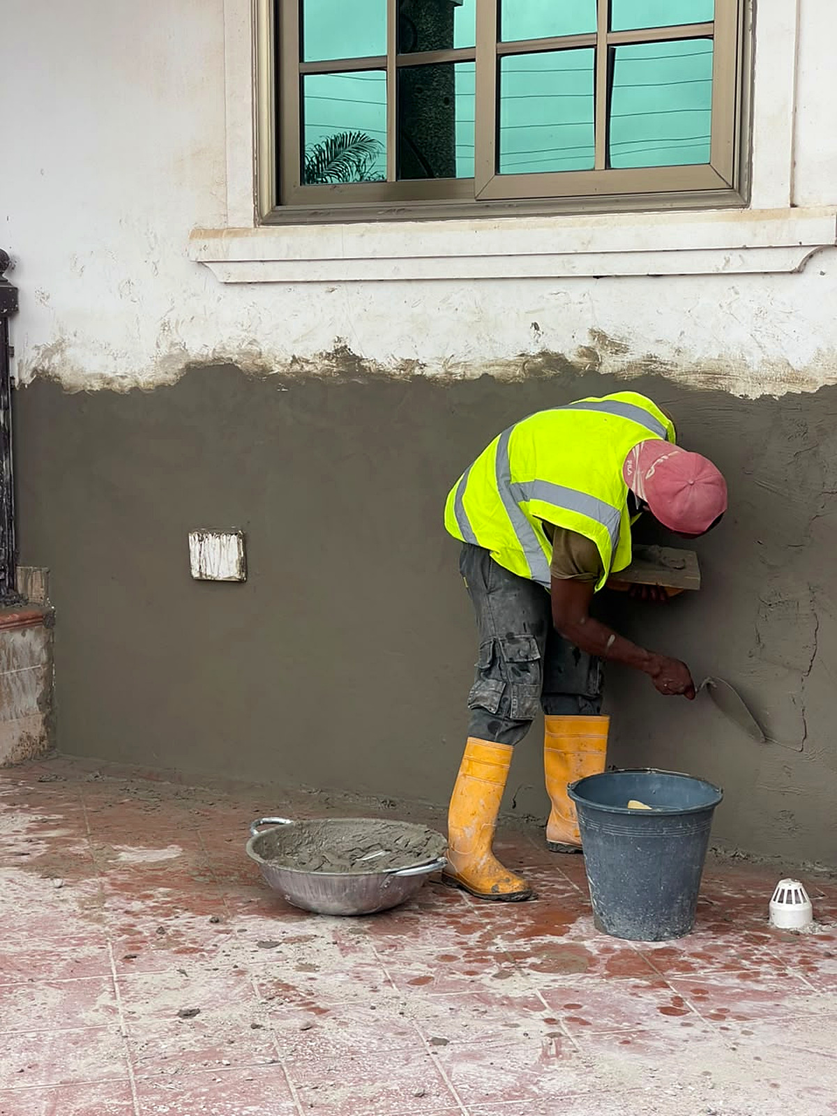 Wall repair and damp treatment